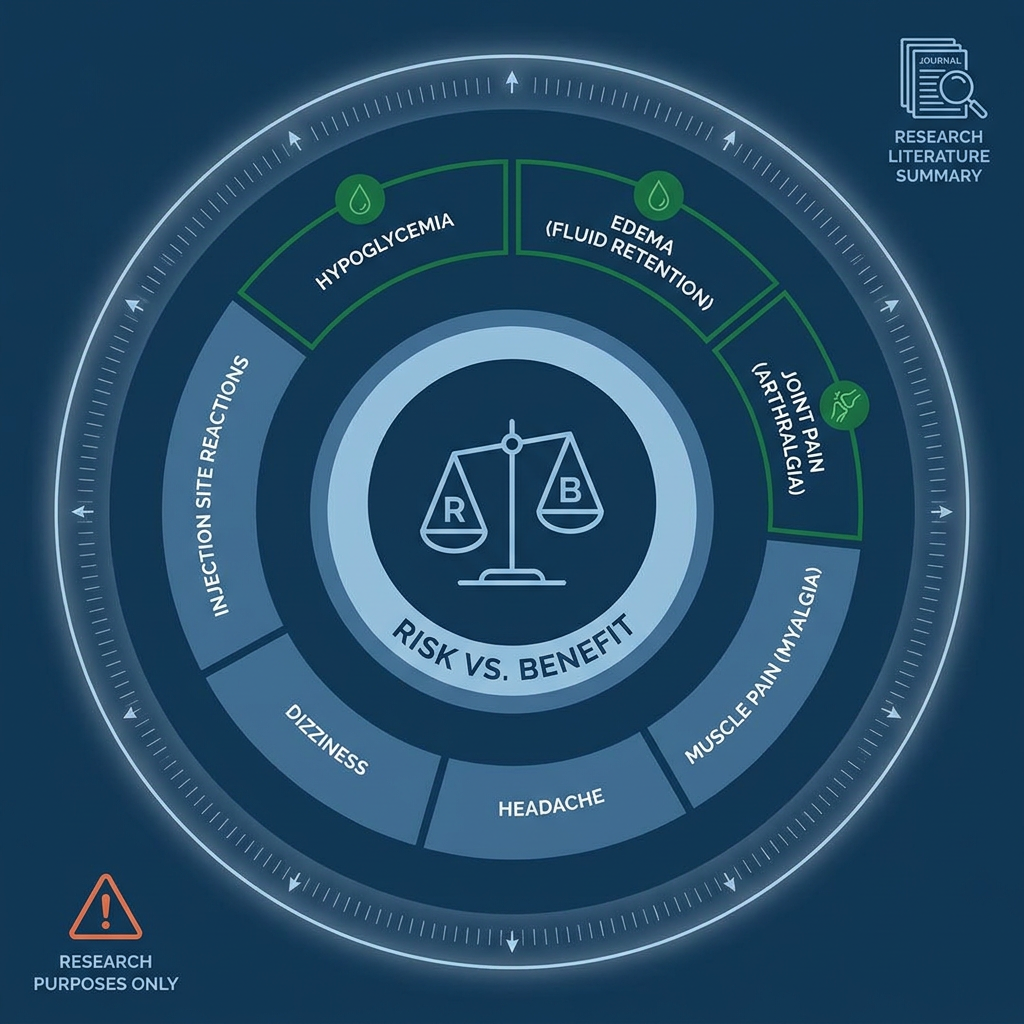 IGF-1 LR3 safety literature summary with risk benefit balance